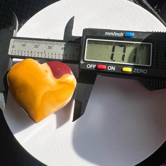 Mookaite Jasper Crystal Heart (#10) - Picture 7 of 9